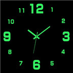 DIY Glow Wall Clock