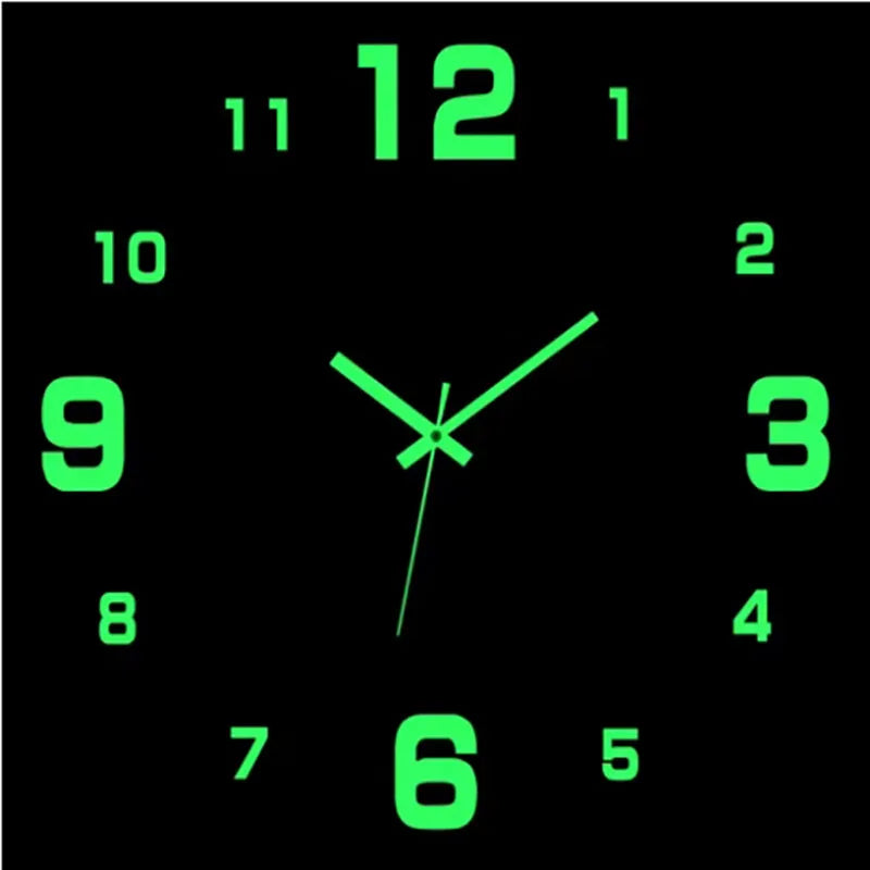 DIY Glow Wall Clock