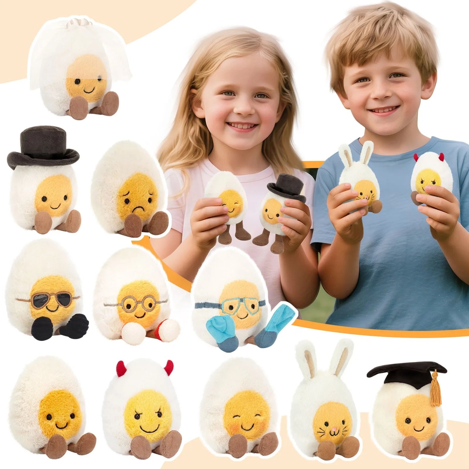 Cute Egg Cat Toy
