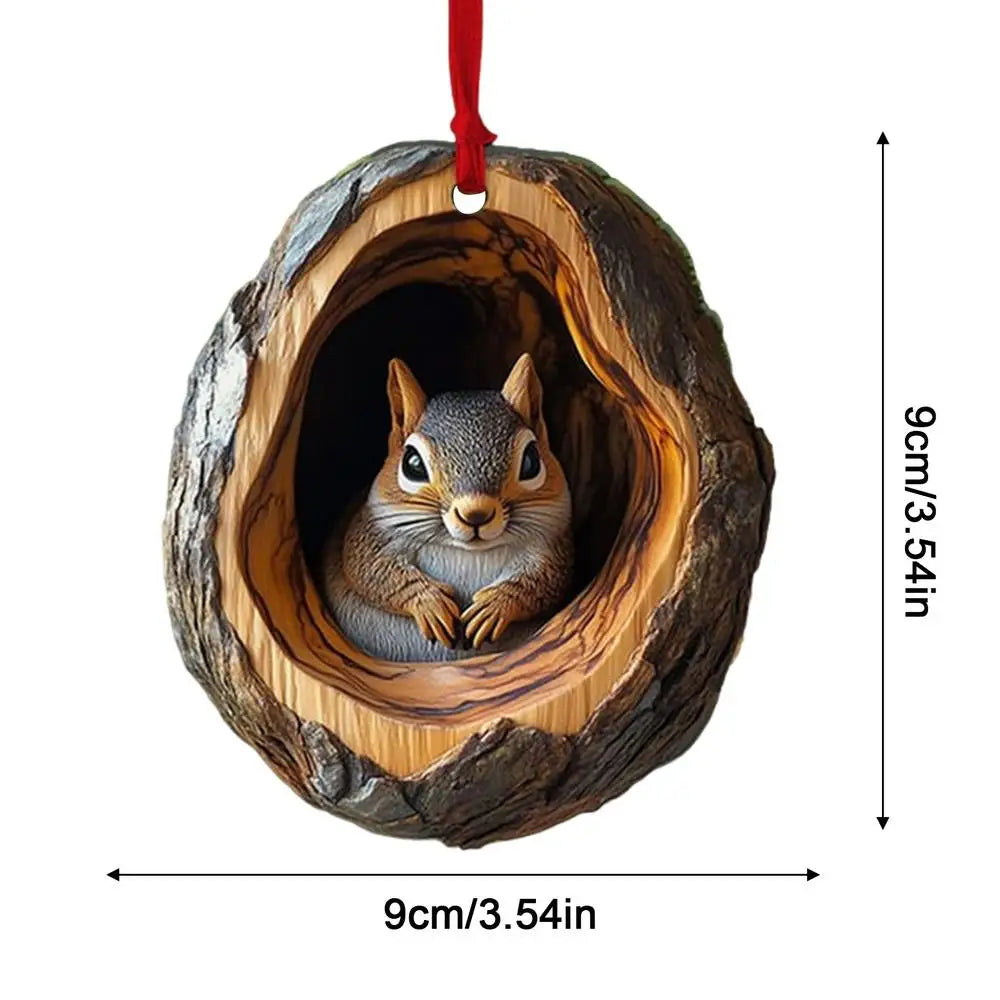 Cute Wildlife Christmas Ornaments