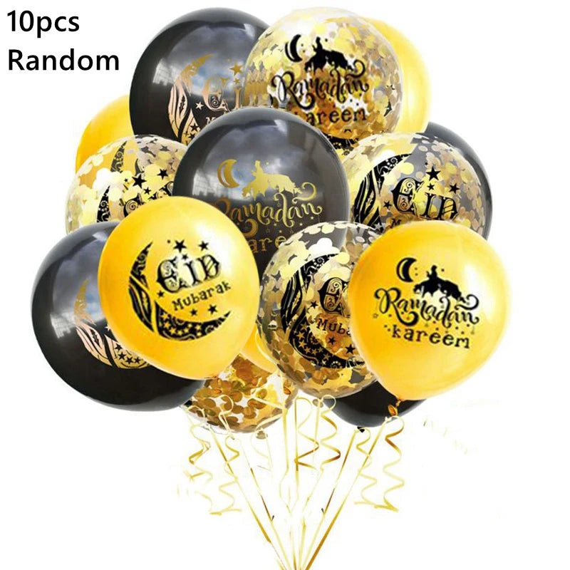Festive Eid Mubarak Balloons