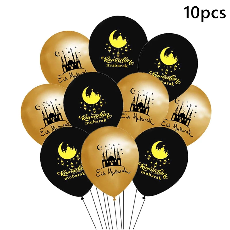 Festive Eid Mubarak Balloons