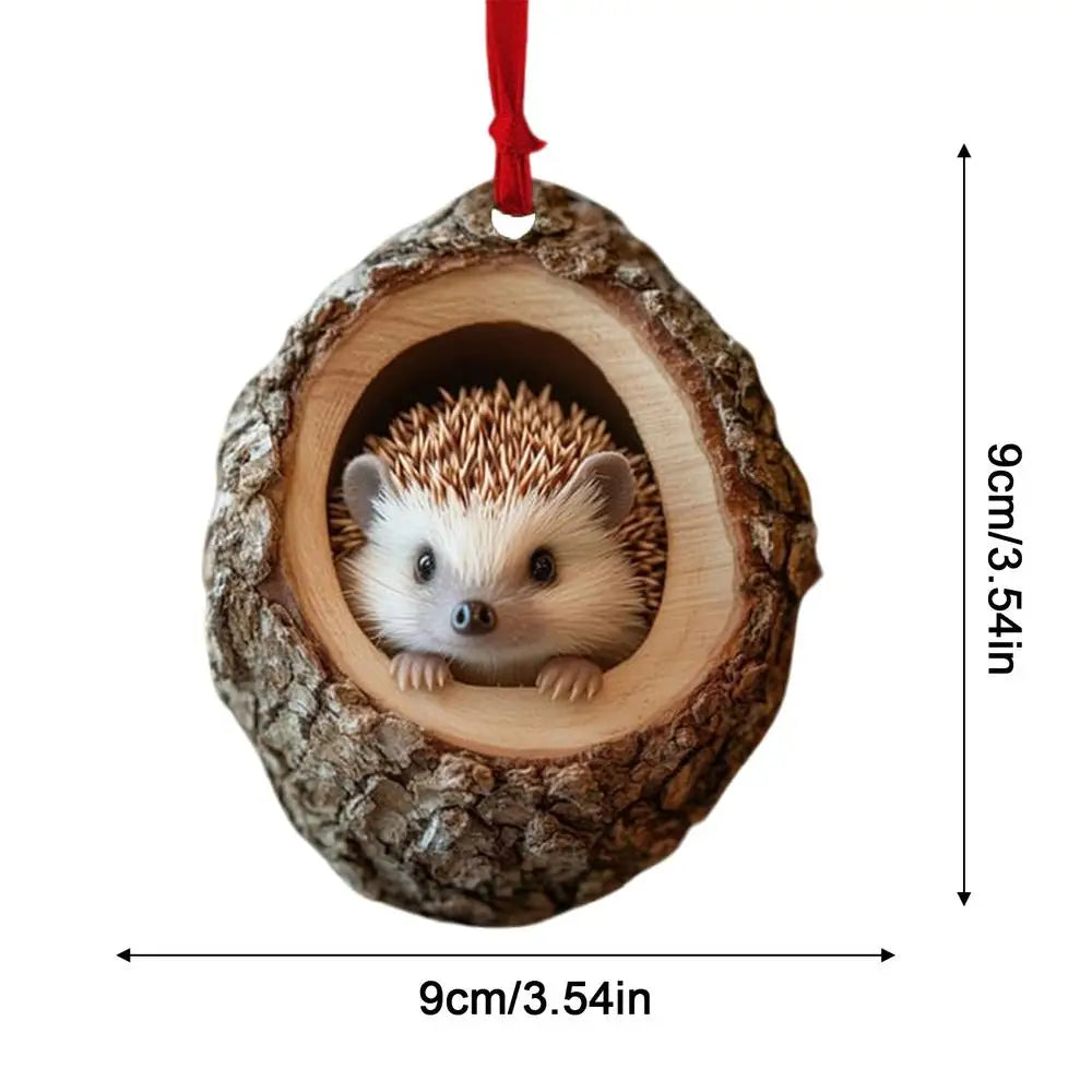 Cute Wildlife Christmas Ornaments