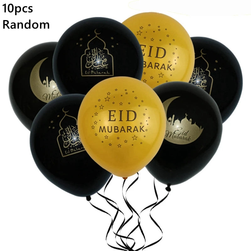 Festive Eid Mubarak Balloons
