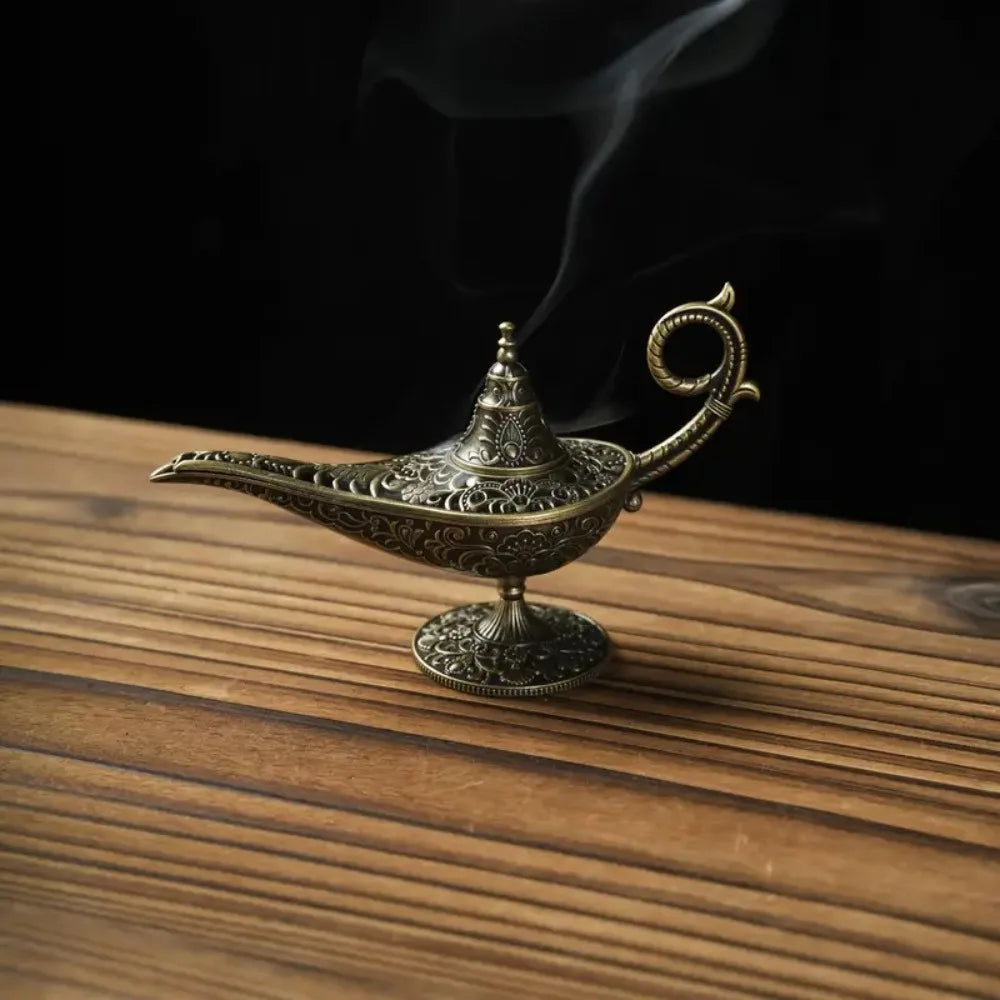 Antique Aladdin Incense Burner