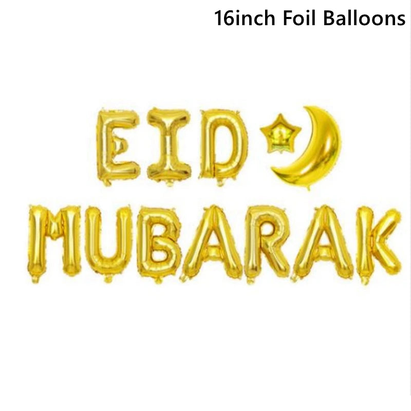 Festive Eid Mubarak Balloons