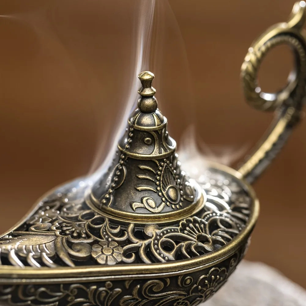 Antique Aladdin Incense Burner