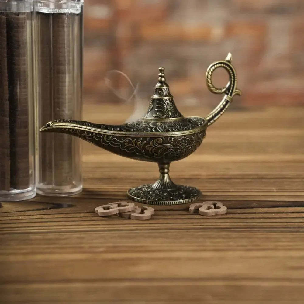Antique Aladdin Incense Burner