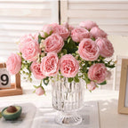 BlushBloom Peony Silk Bouquet
