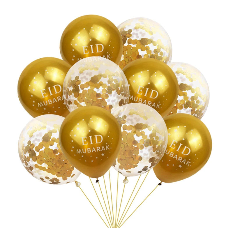 Festive Eid Mubarak Balloons