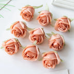 Elegant Silk Rose Heads