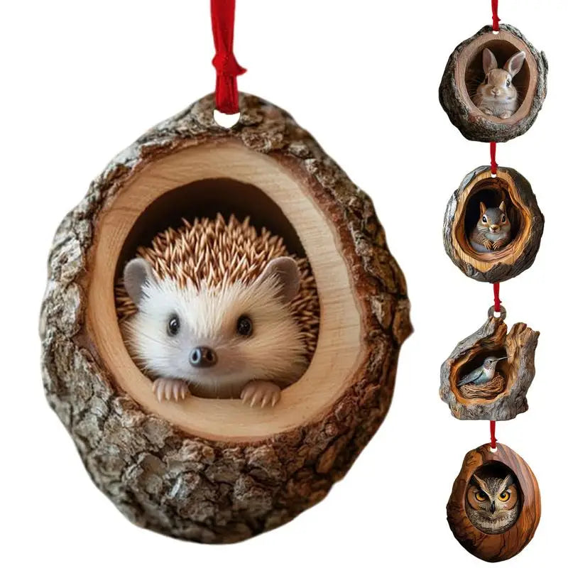 Cute Wildlife Christmas Ornaments