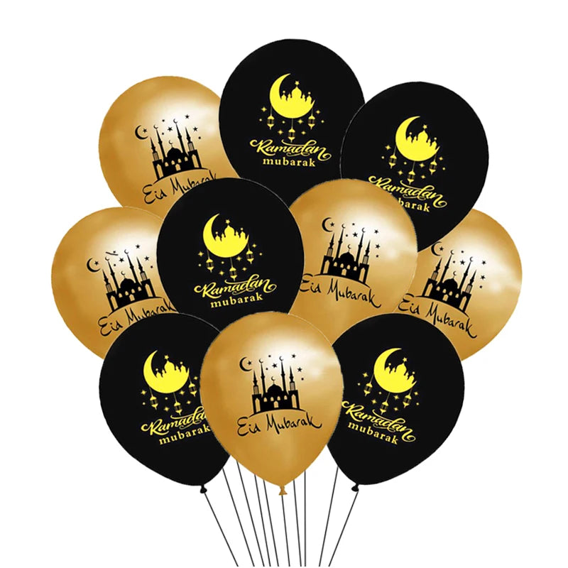 Festive Eid Mubarak Balloons