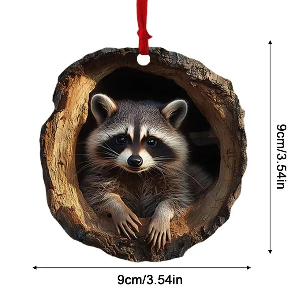 Cute Wildlife Christmas Ornaments