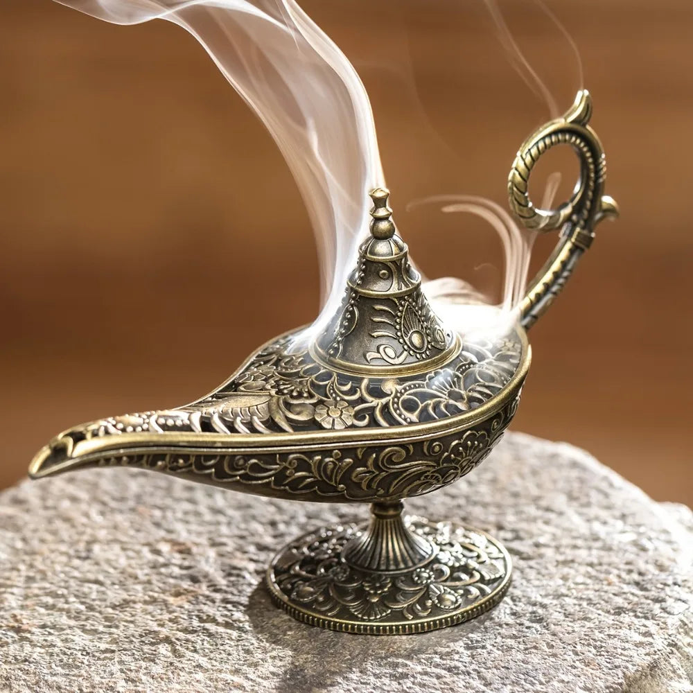 Antique Aladdin Incense Burner