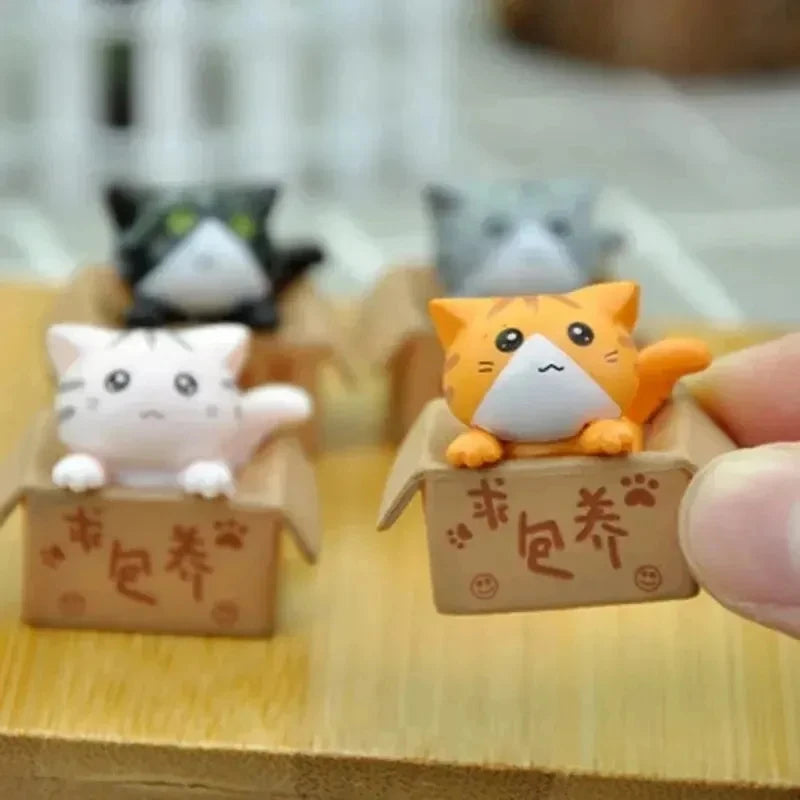 Mini Garden Cat Figurines