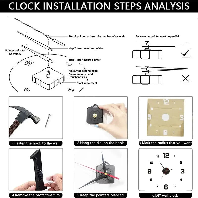 DIY Glow Wall Clock